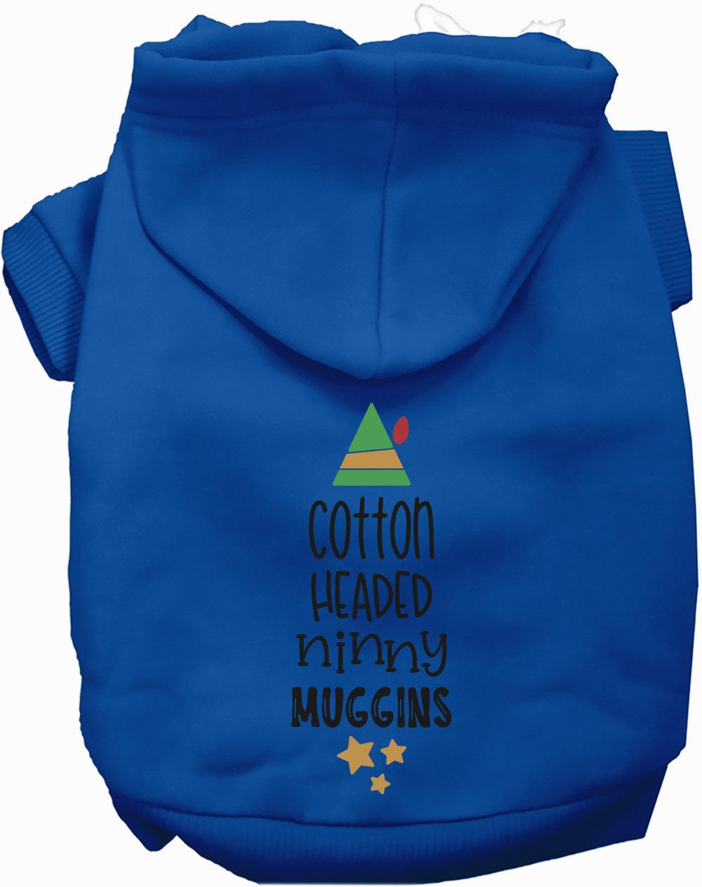 Blue Cotton Headed Ninny Muggins Pet Hoodie