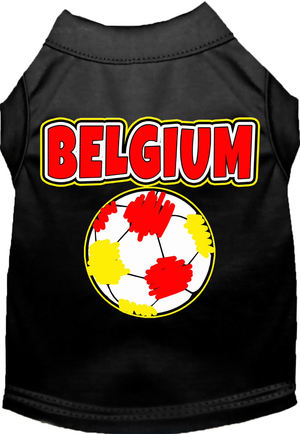 Belgium Soccer Pet Shirt