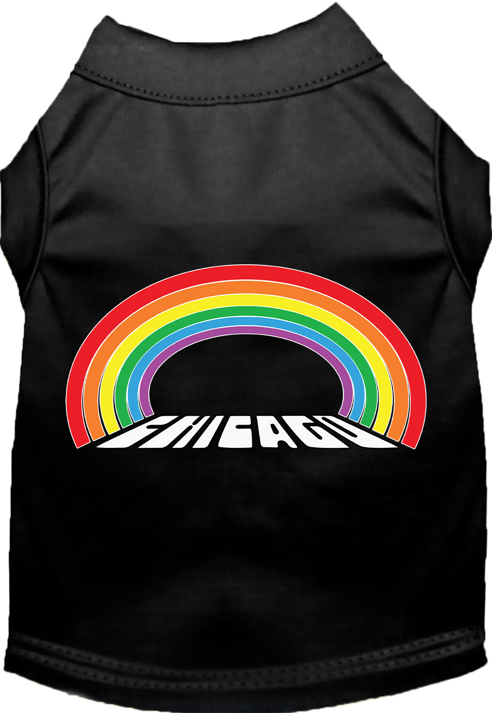 Chicago Rainbow Pet Shirt