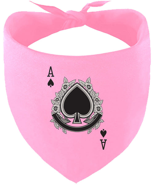 Ace of Spades Costume Pet Bandana
