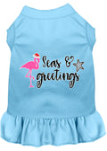 Christmas Pet Dress Screen Printed, "Seas and Greetings"