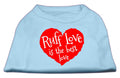 Pet Shirt "Ruff Love"