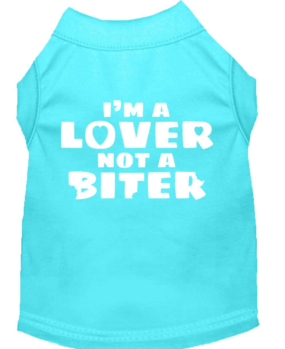 Pet Shirt "I'm A Lover, Not A Biter"