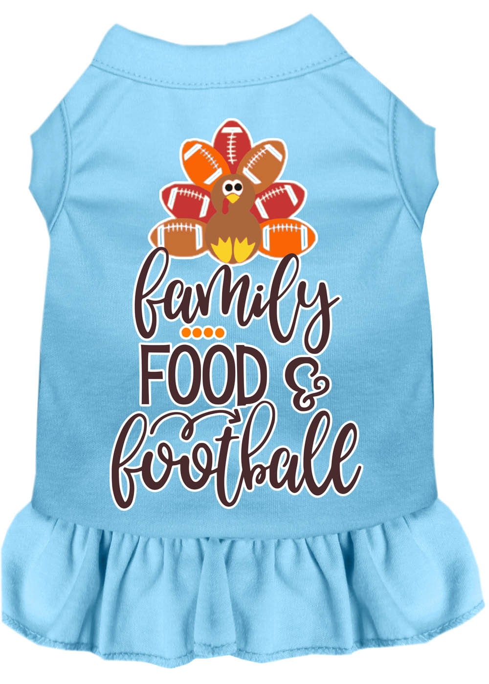 Pet Dress "Family, Food & Football"