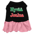Christmas Pet Dress Screen Printed, "Hyvaa Joulua"